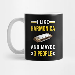 3 People Harmonica Mouth Organ Mug